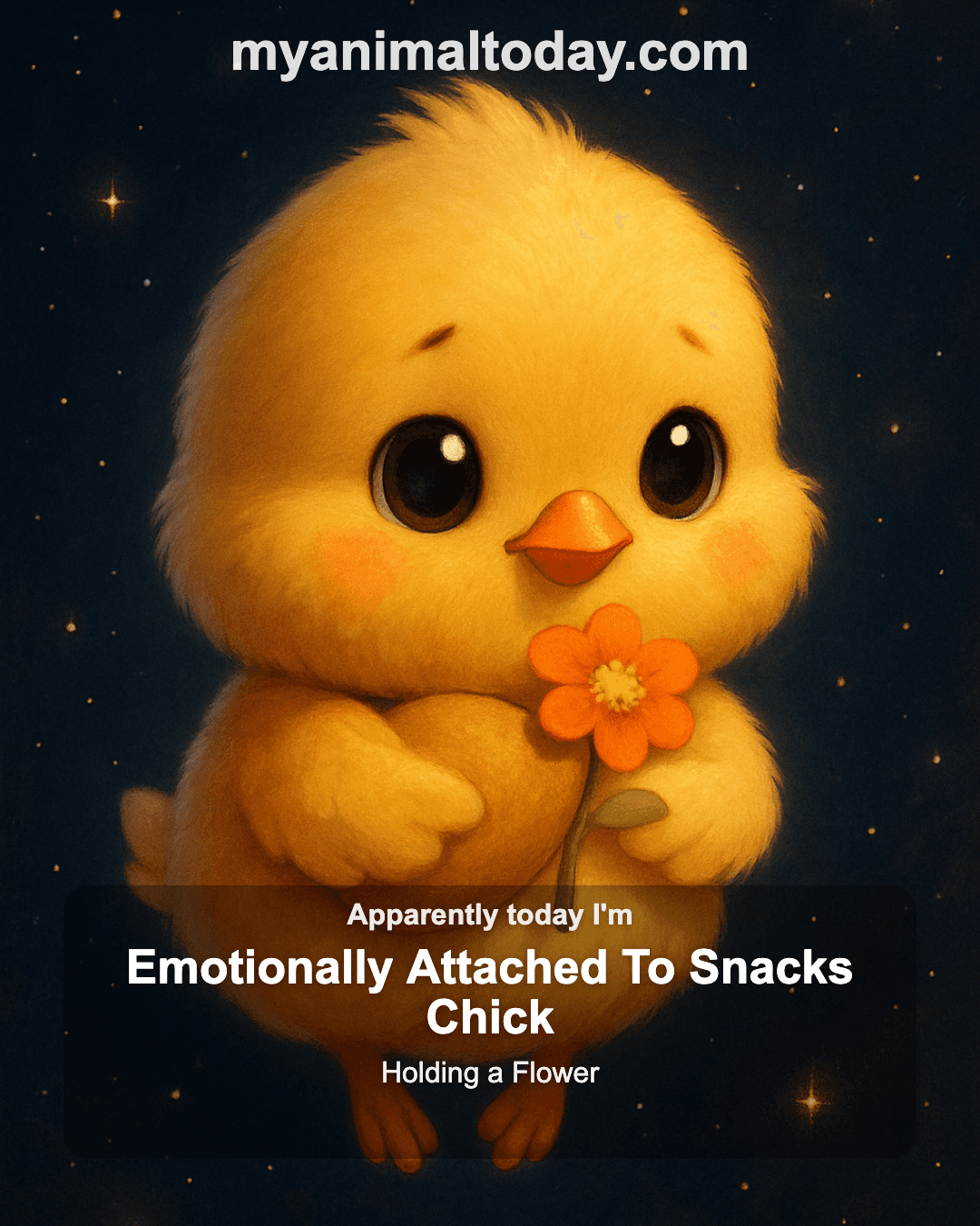 Emotionally Attached to Snacks Chick Alt