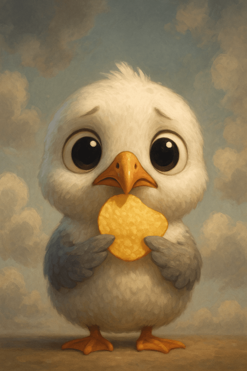 Emotionally Attached to Snacks Seagull