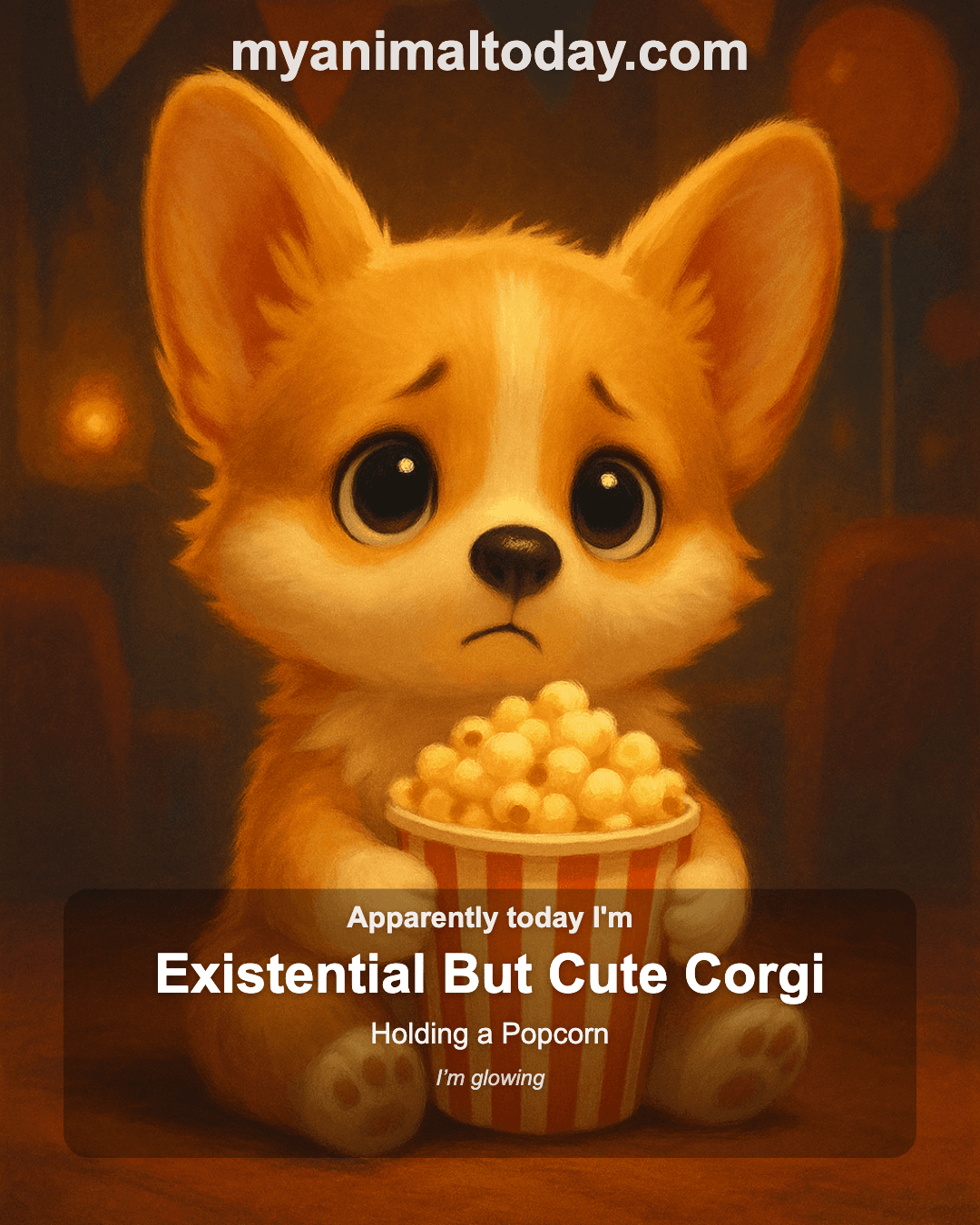 Existential but Cute Corgi