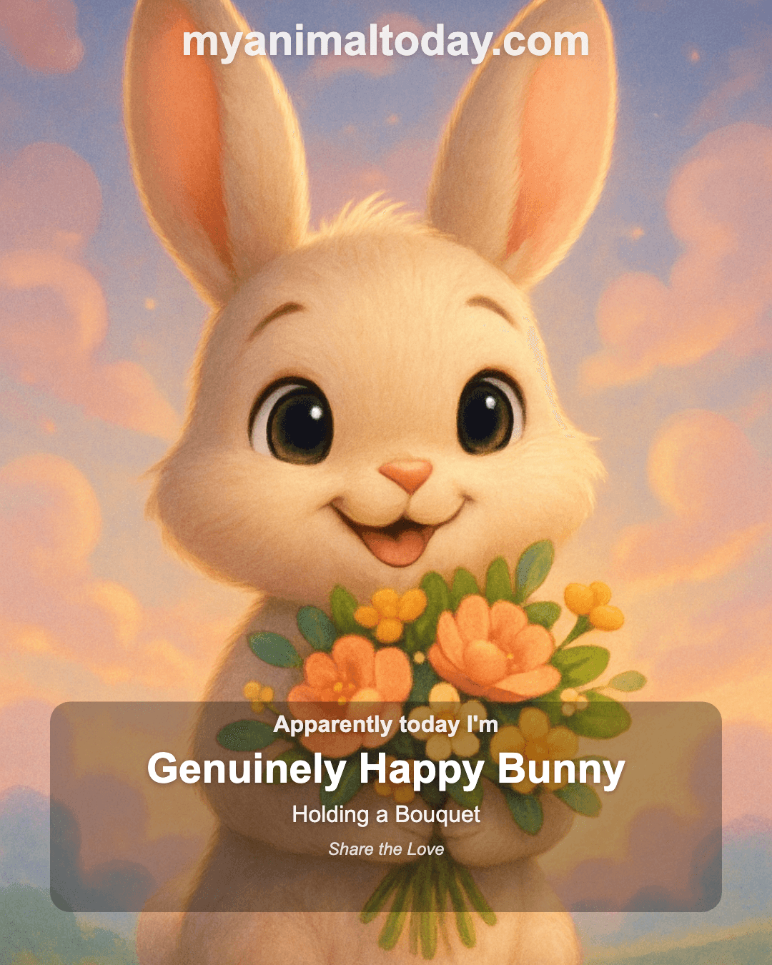 Genuinely Happy Bunny Alt